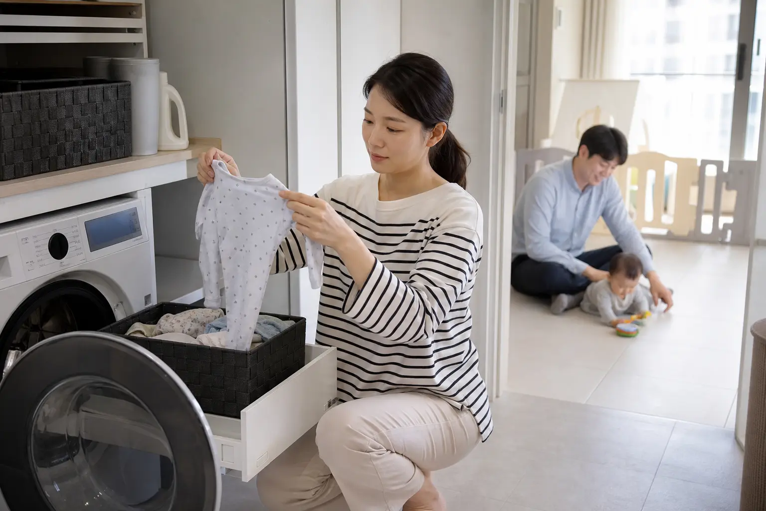 Follow the garment care label instead of guessing a hotter cycle.