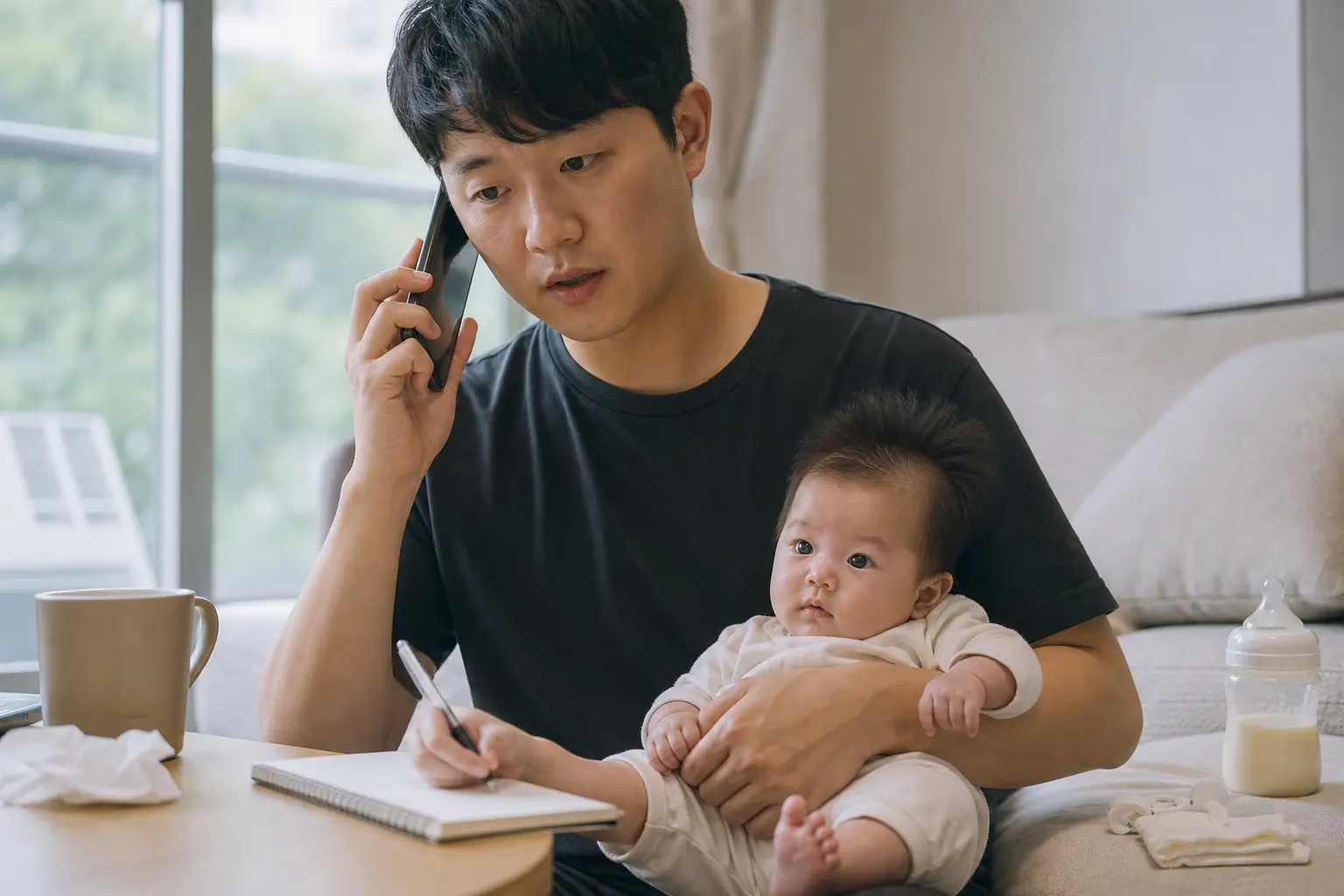 A short log helps a pediatrician understand change over time.