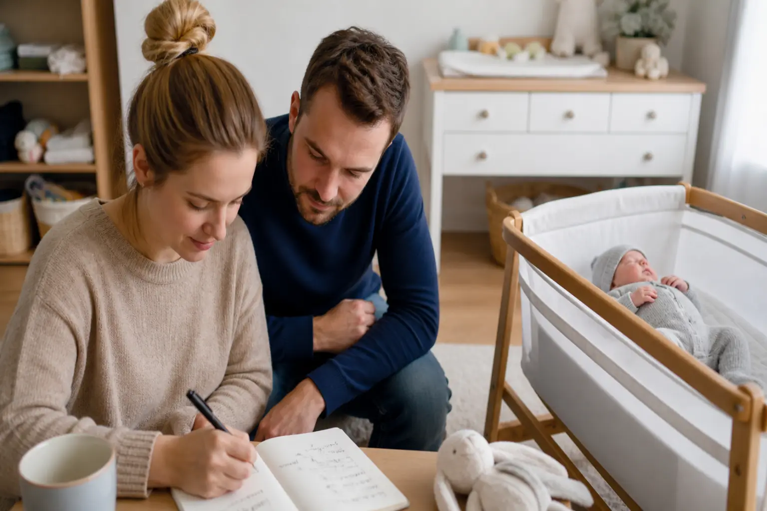 Feeds, wet diapers, stools, and wakefulness give a trend rather than a snapshot.